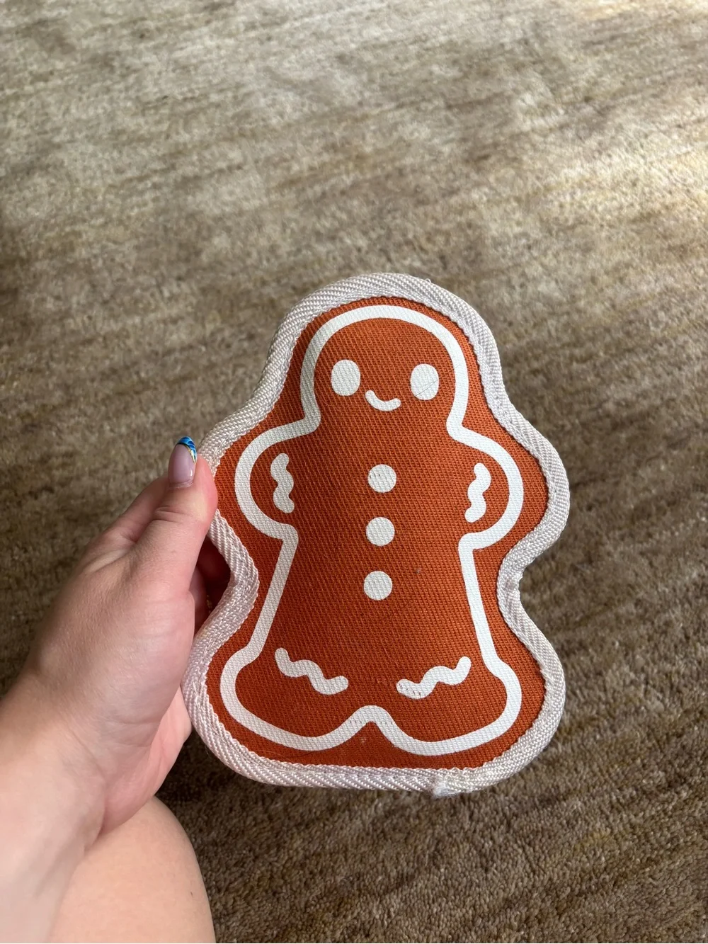 Holiday Gingerbread Toy - Orange